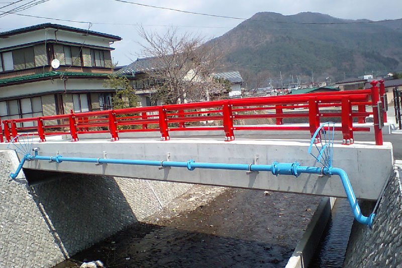 添架管（山梨県富士吉田市）